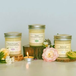 Combo of 3 big alu lid scented candles